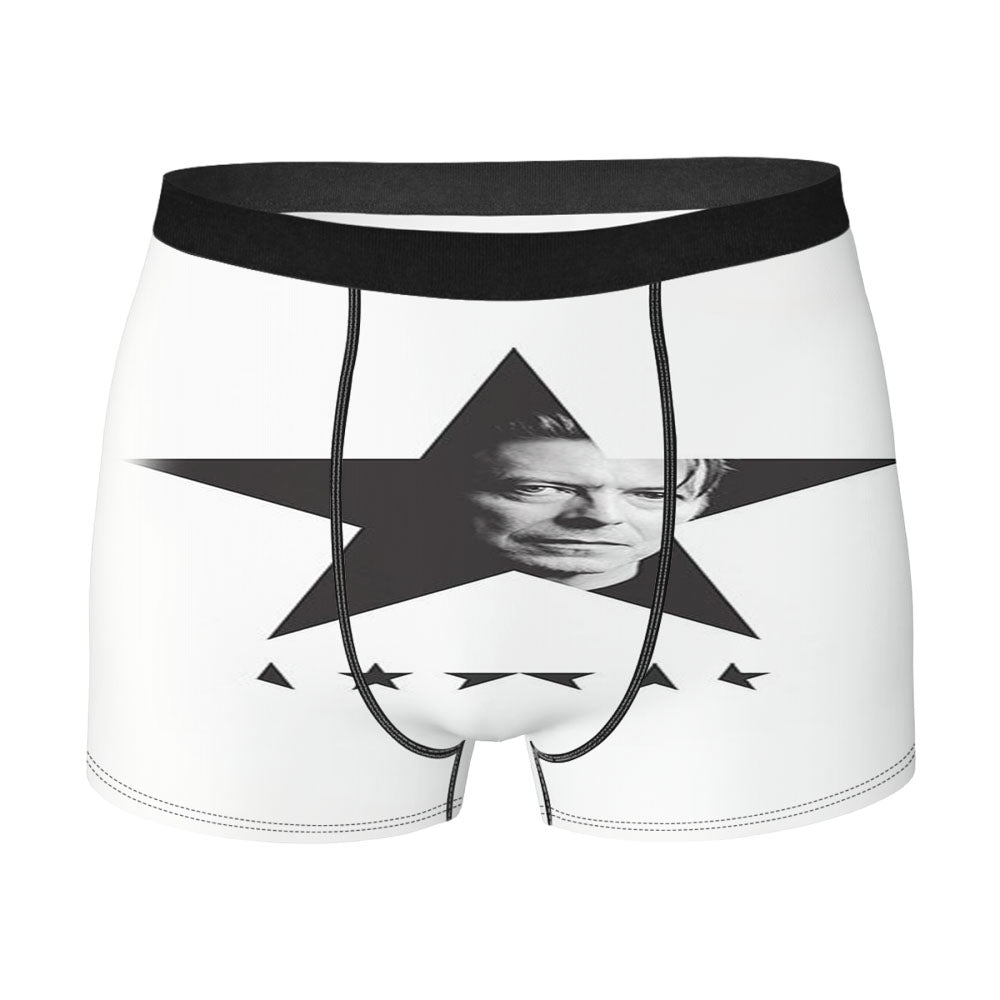 David Bowie Black Star Vicee Men'S Boxer Briefs