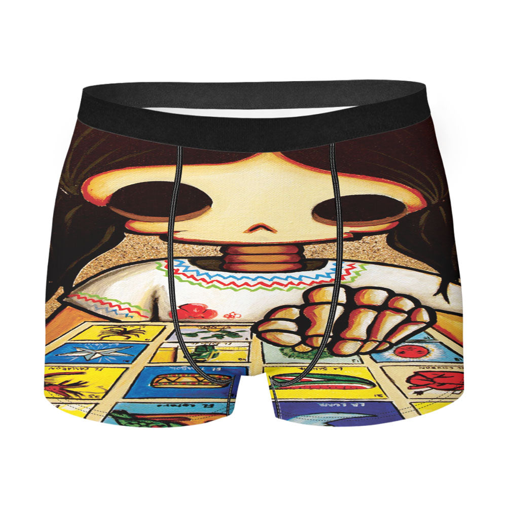 Day Of The Dead Skeleton Girl Men'S Boxer Briefs