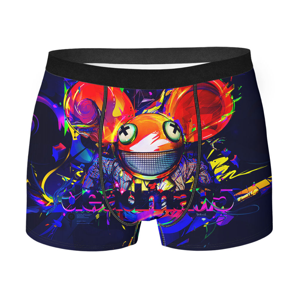 Deadmau5 Colorful Logo Men'S Boxer Briefs