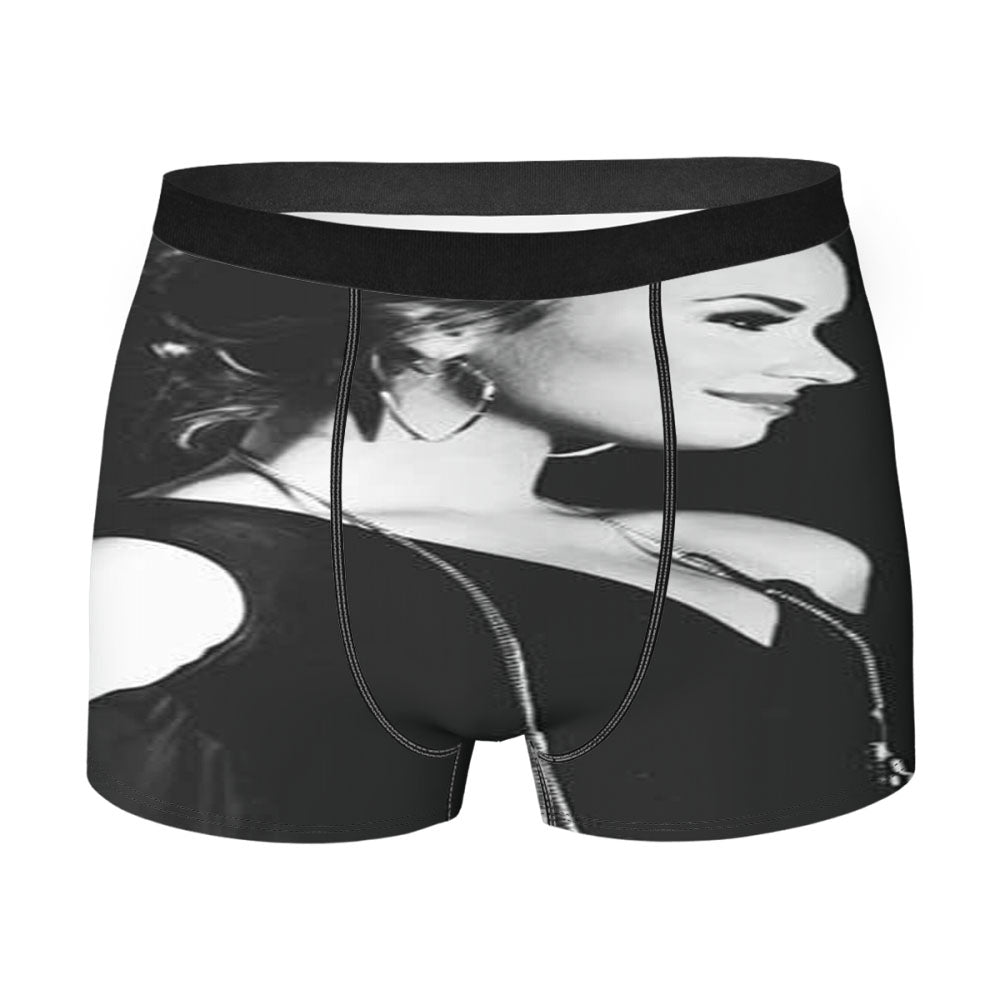 Demi Lovato Bw Dress Men'S Boxer Briefs