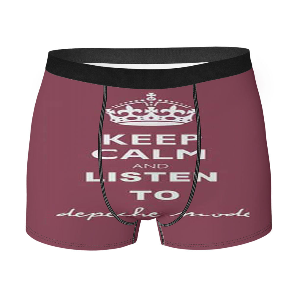 Depeche Mode Keep Calm Men'S Boxer Briefs