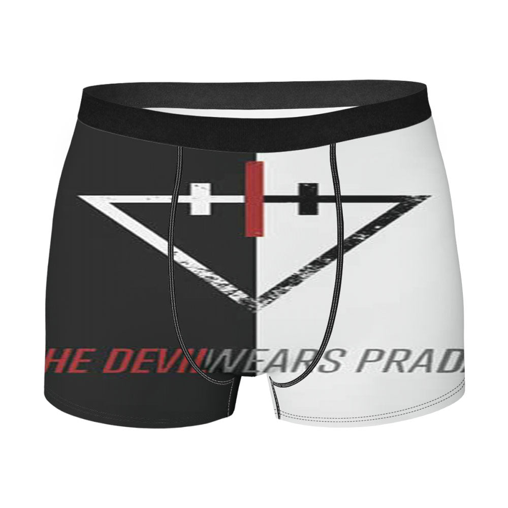 Devil Wears Prada Tricolor Logo Men'S Boxer Briefs