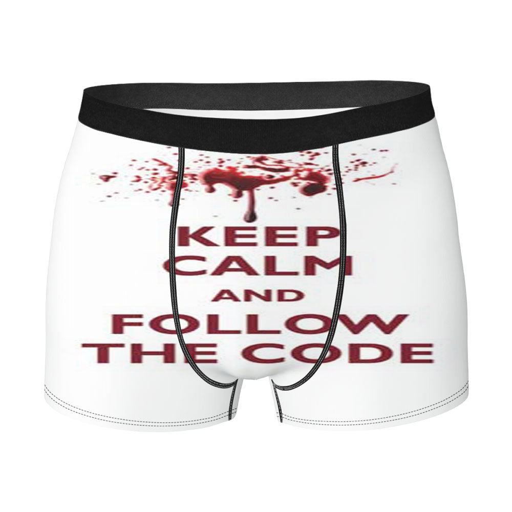 Dexter Keep Calm Code Men'S Boxer Briefs