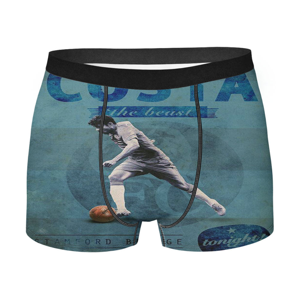 Diego Costa Chelsea Men'S Boxer Briefs