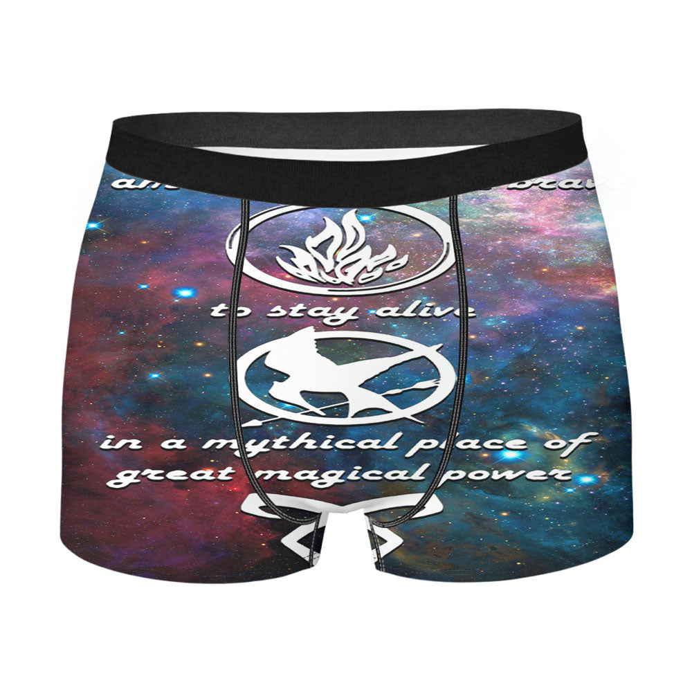 Divergent, Mortal Instrument, And Hunger Game Men'S Boxer Briefs