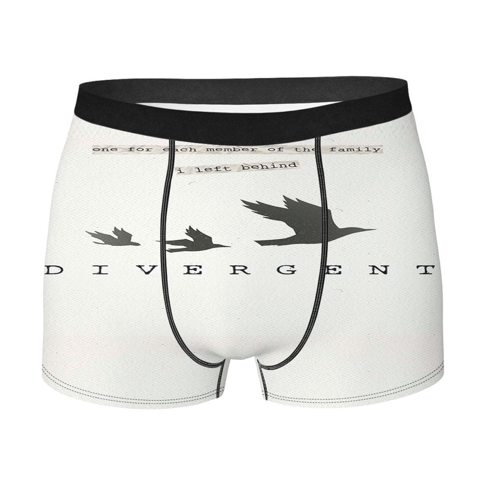Divergent Tris Tattoo Ravens Quote Men'S Boxer Briefs