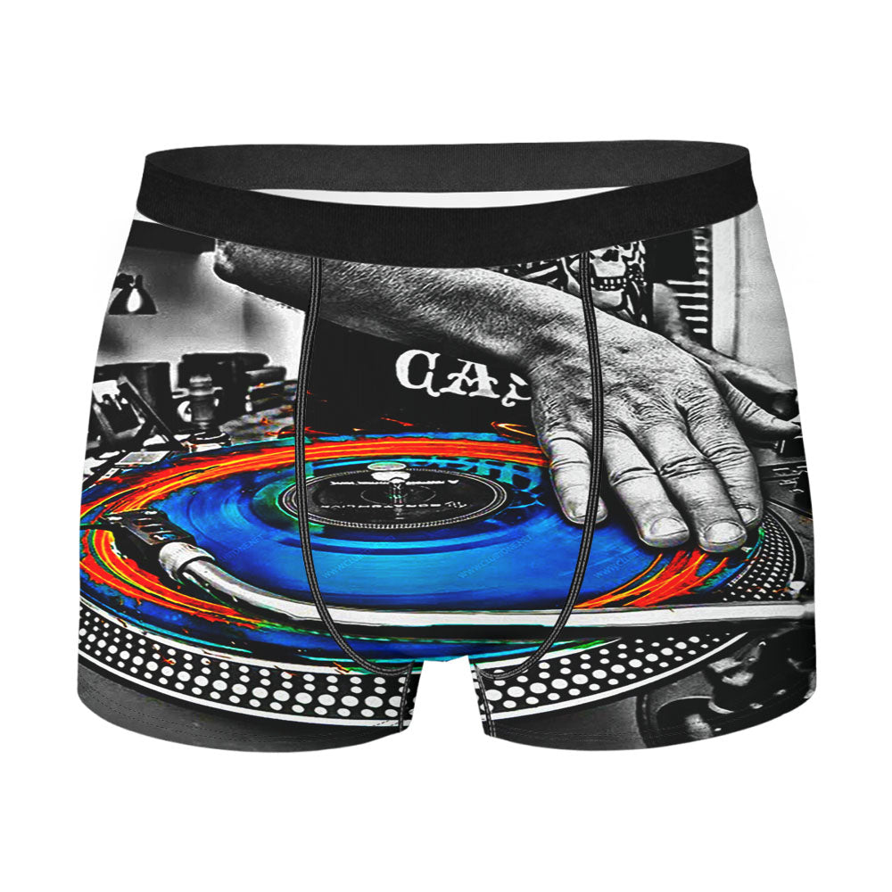 Dj Turntable Men'S Boxer Briefs