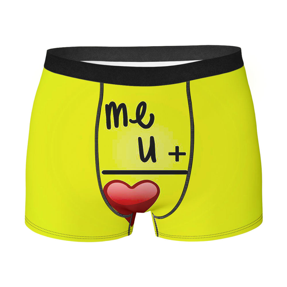 Do The Math Typography Men'S Boxer Briefs