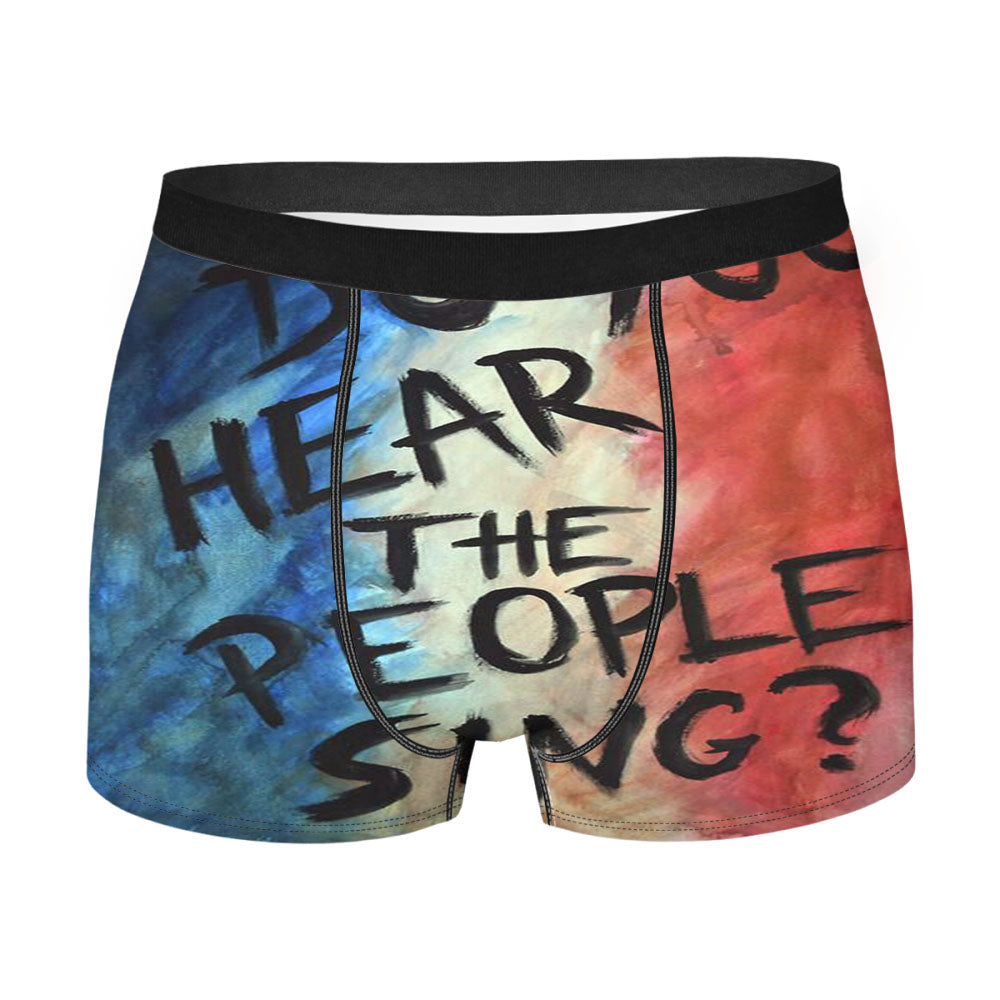 Do You Hear The People Sing Men'S Boxer Briefs