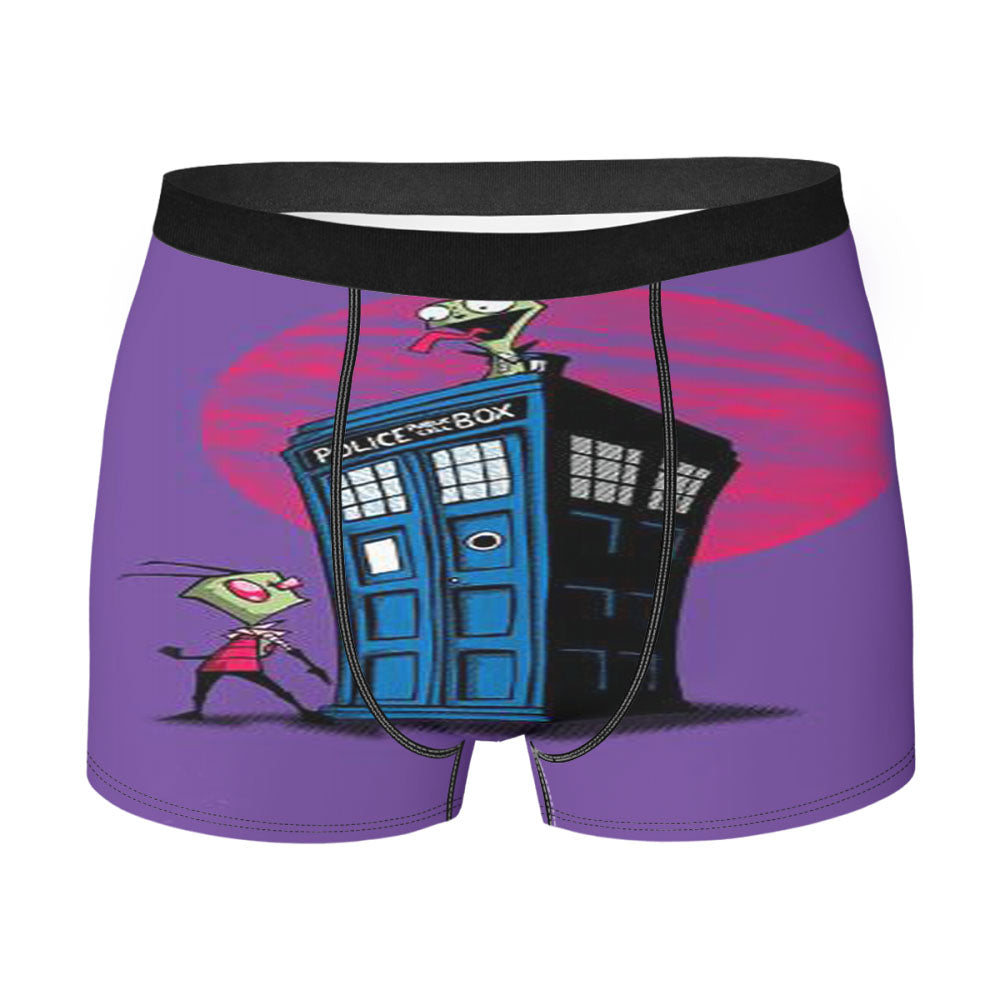 Doctor Who Invader Zim Men'S Boxer Briefs