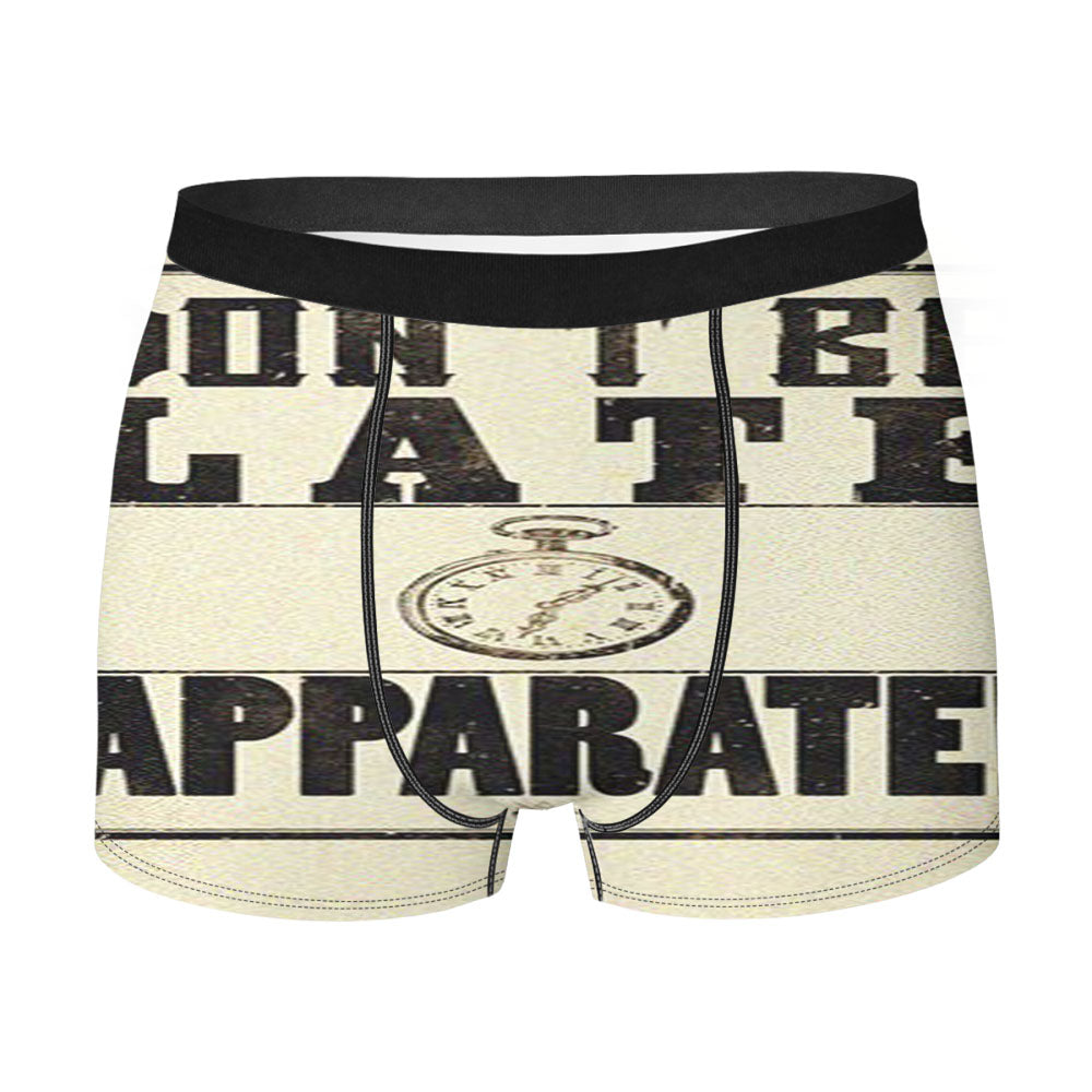 Dont Be Late Apparate Men'S Boxer Briefs