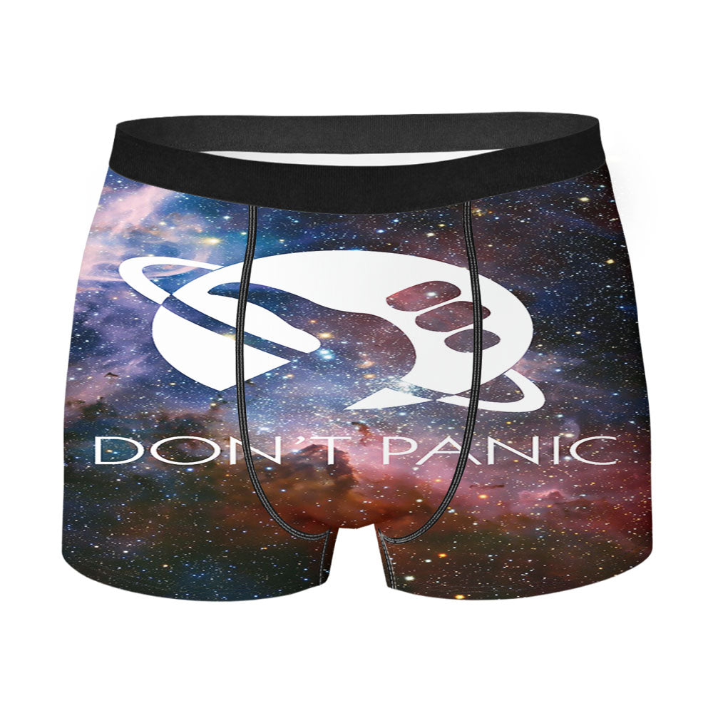 Dont Panic Men'S Boxer Briefs