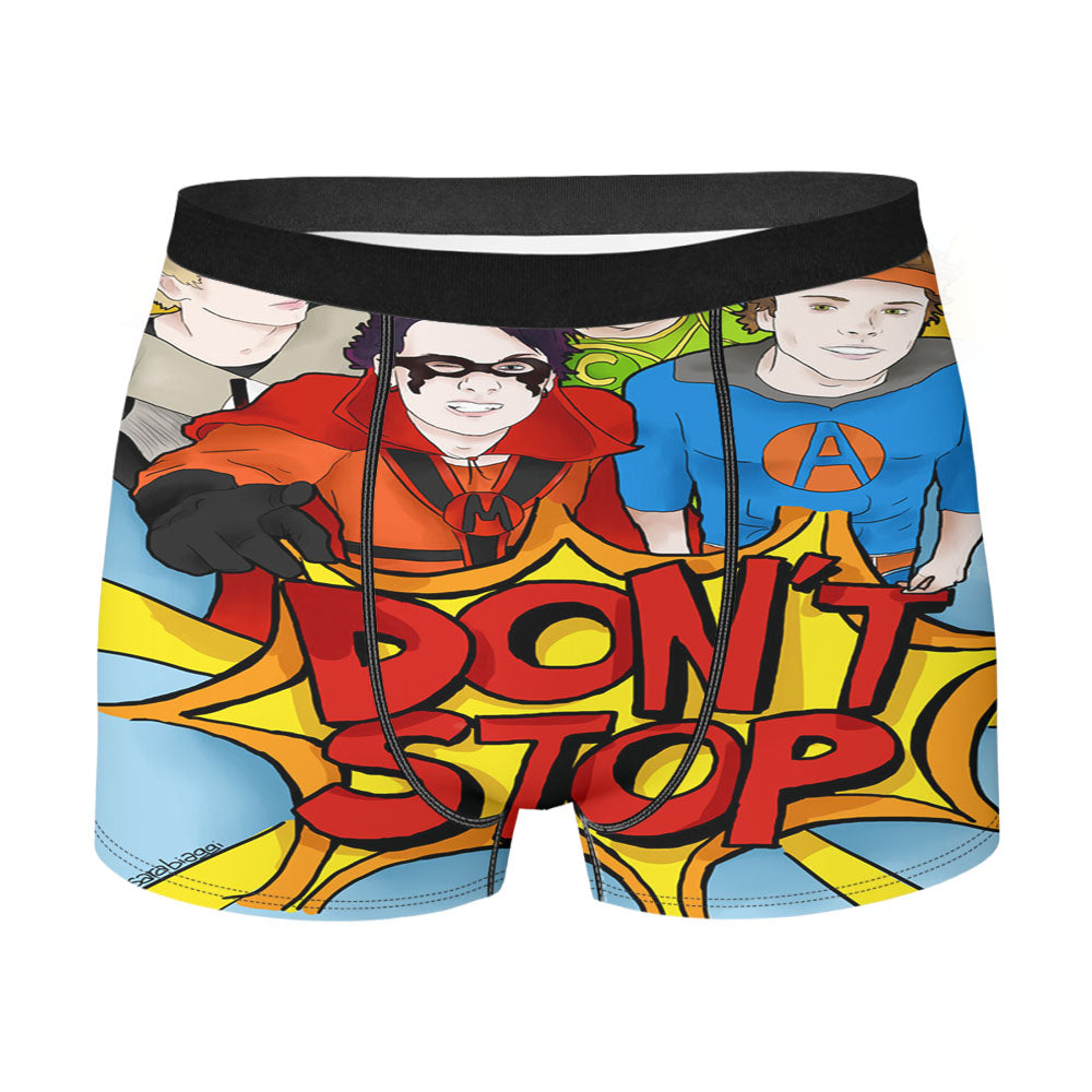 Dont Stop 5Sos Men'S Boxer Briefs