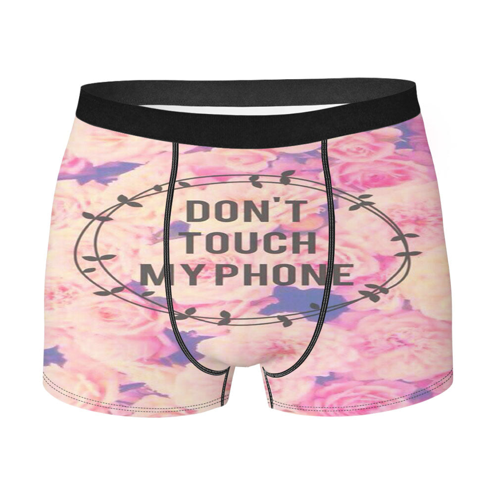 Dont Touch Phone Men'S Boxer Briefs