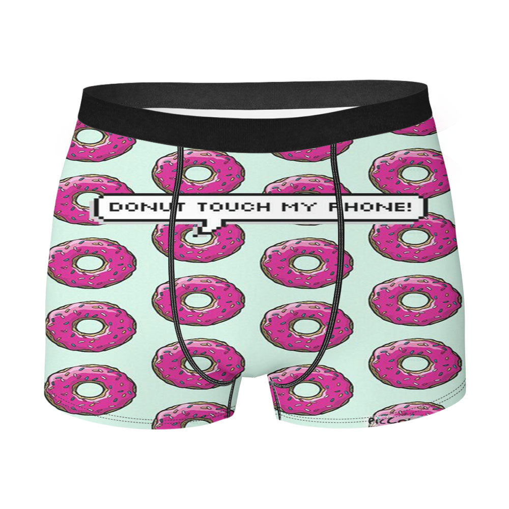 Donut Touch My Phone Men'S Boxer Briefs