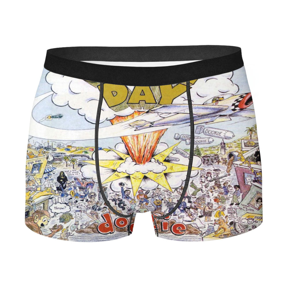 Dookie Album Animation Green Day Men'S Boxer Briefs
