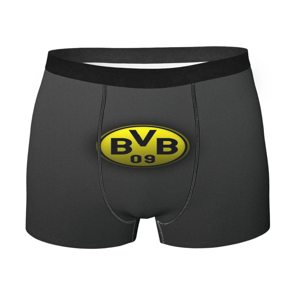 Dortmund Fc Black Men'S Boxer Briefs