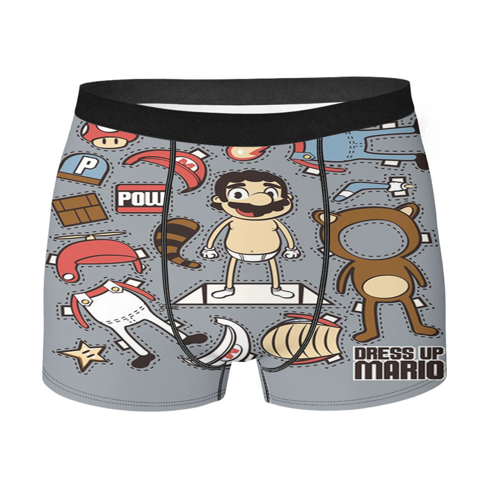 Dress Up Mario Art Men'S Boxer Briefs