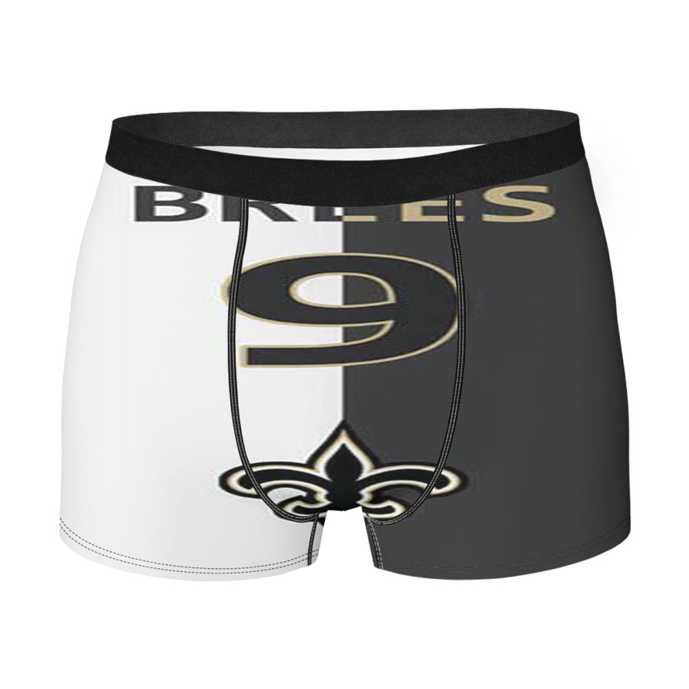 Drew Brees 9 Split Men'S Boxer Briefs