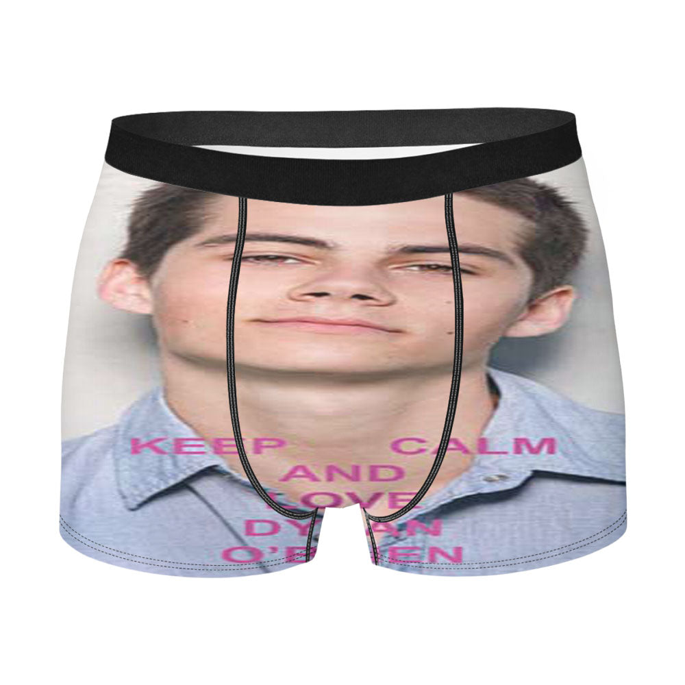 Dylan Obrien Keep Calm Men'S Boxer Briefs