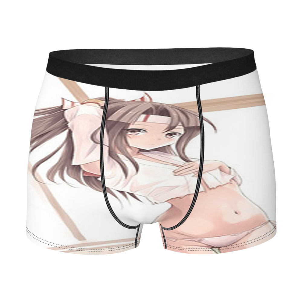 Ecchi Cute Anime Men'S Boxer Briefs