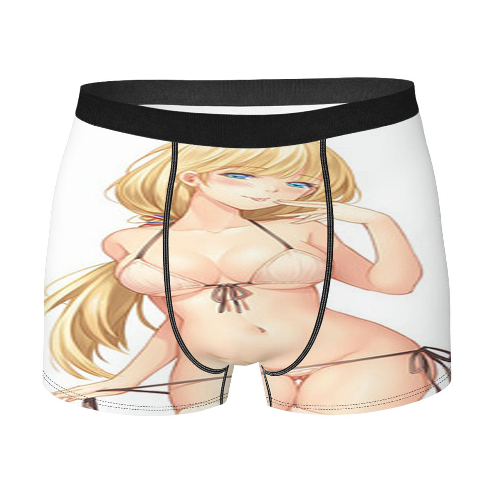 Ecchi Sexy Anime Men'S Boxer Briefs