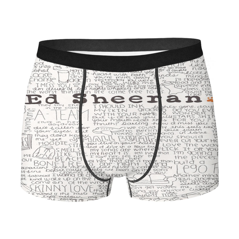 Ed Sheeran & Men'S Boxer Briefs