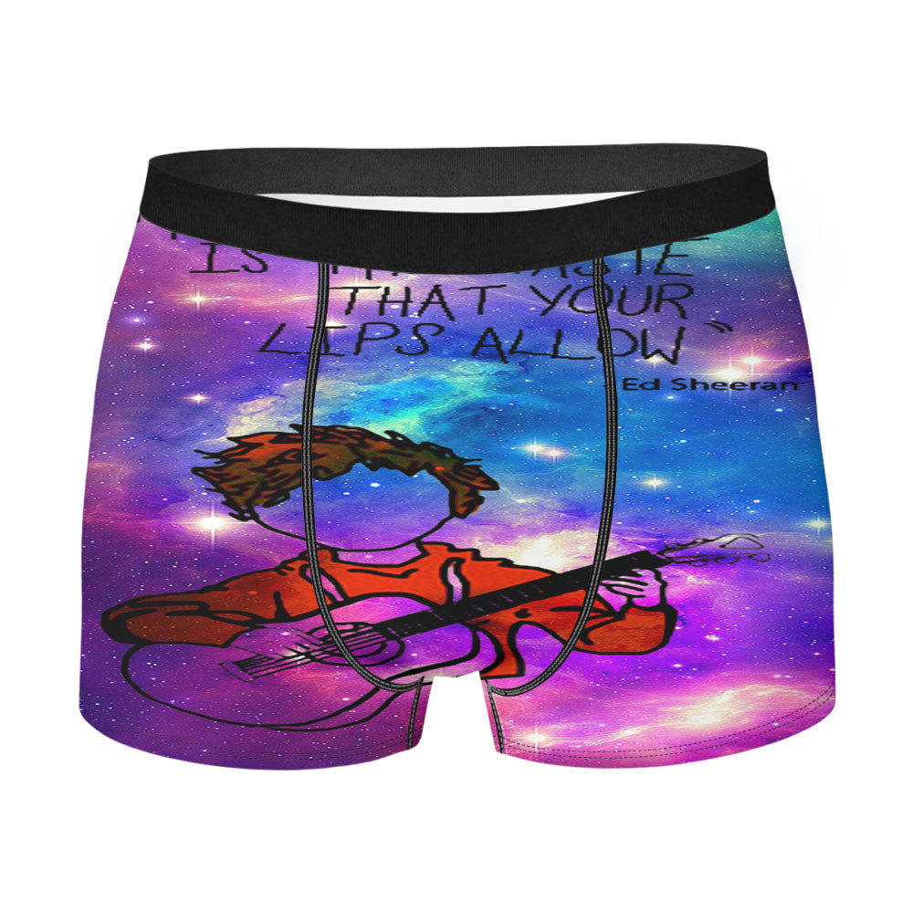 Ed Sheeran Guitar Galaxy Men'S Boxer Briefs