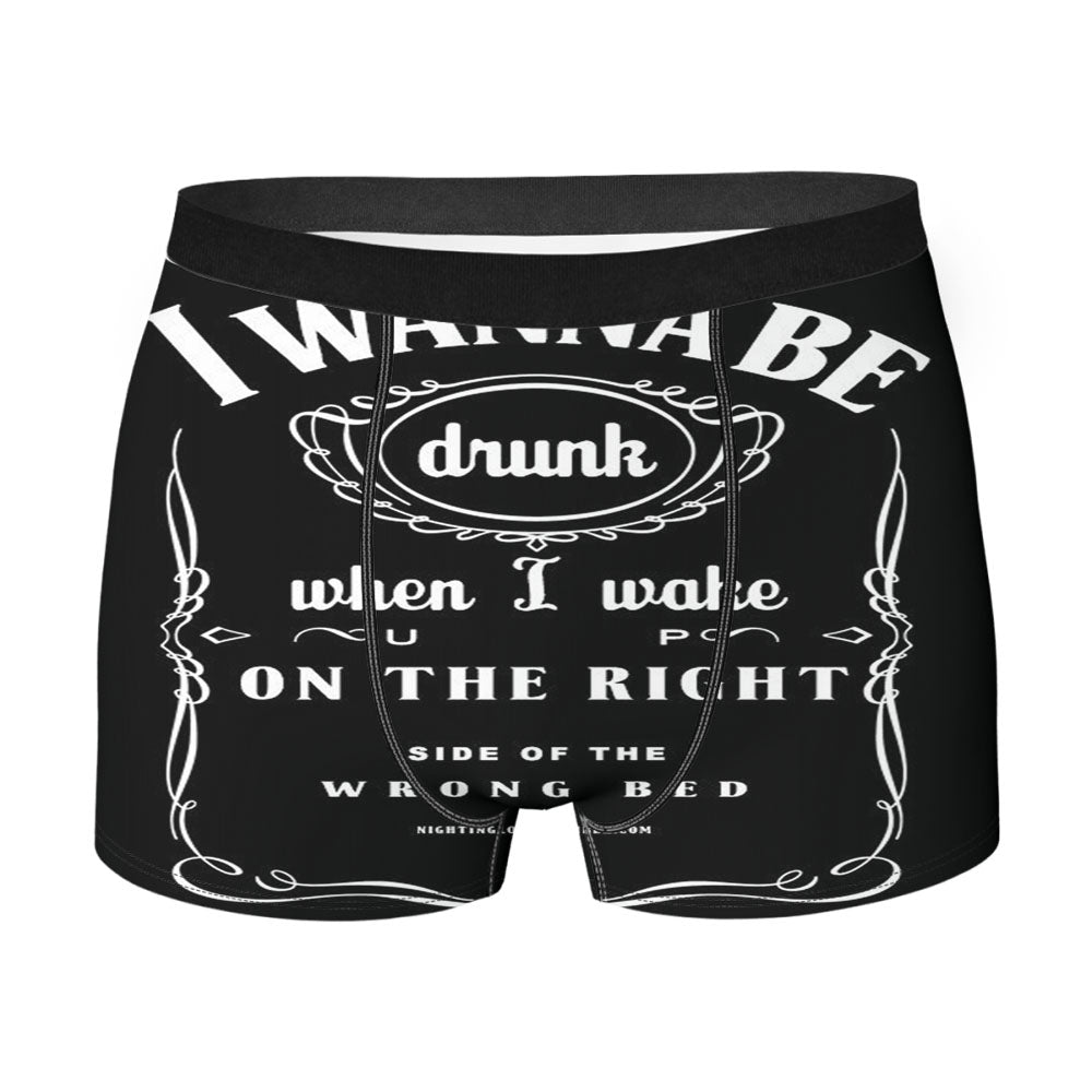 Ed Sheeran I Wanna Be Drunk Men'S Boxer Briefs