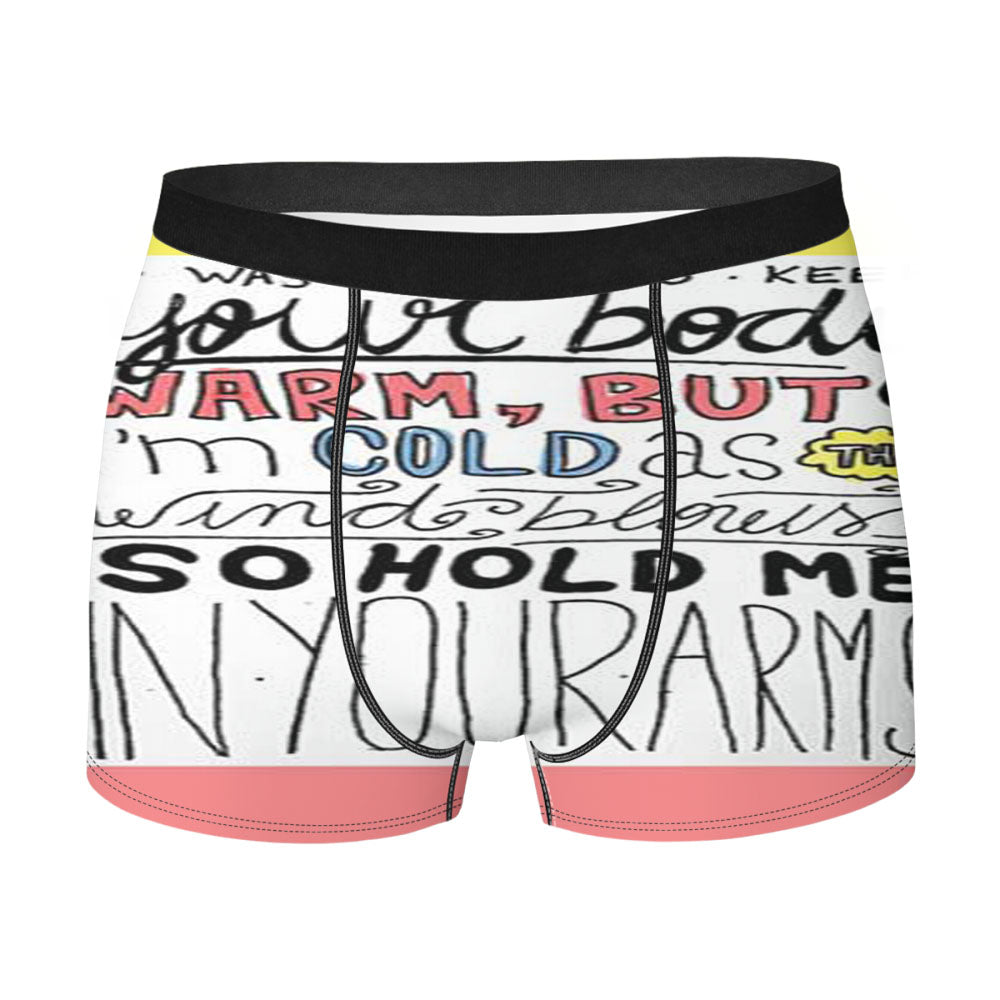Ed Sheeran Lyrics Sketch Men'S Boxer Briefs