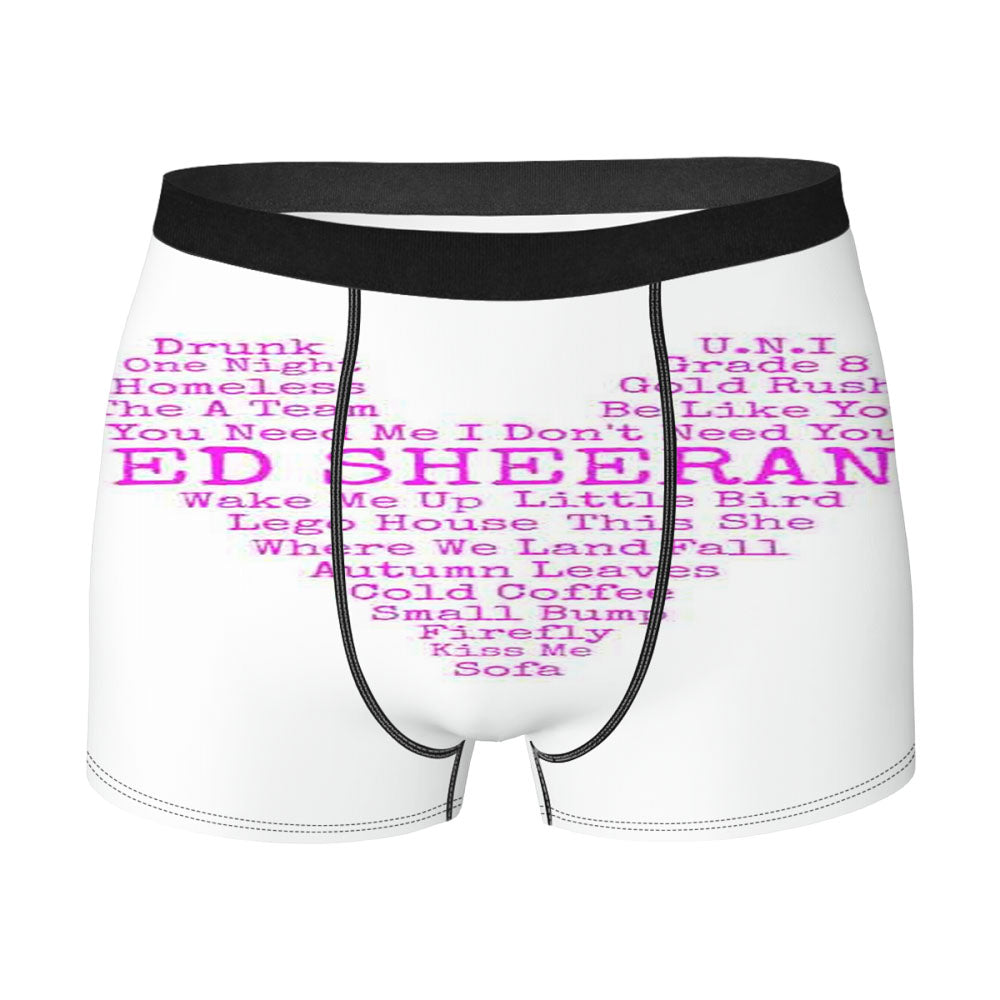 Ed Sheeran Quote Love Men'S Boxer Briefs