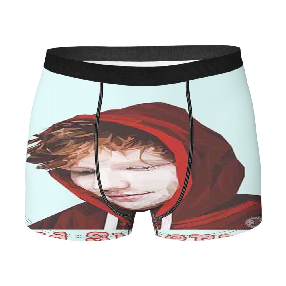 Ed Sheeran With Jacket Men'S Boxer Briefs