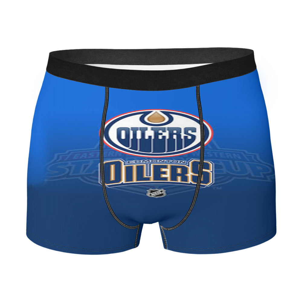 Edmonton Oilers Logo Men'S Boxer Briefs