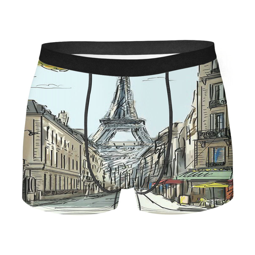 Eifell Art Men'S Boxer Briefs