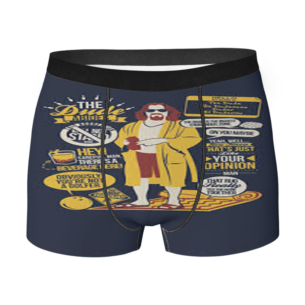 El Duderino Dudes Collage Quotes Men'S Boxer Briefs