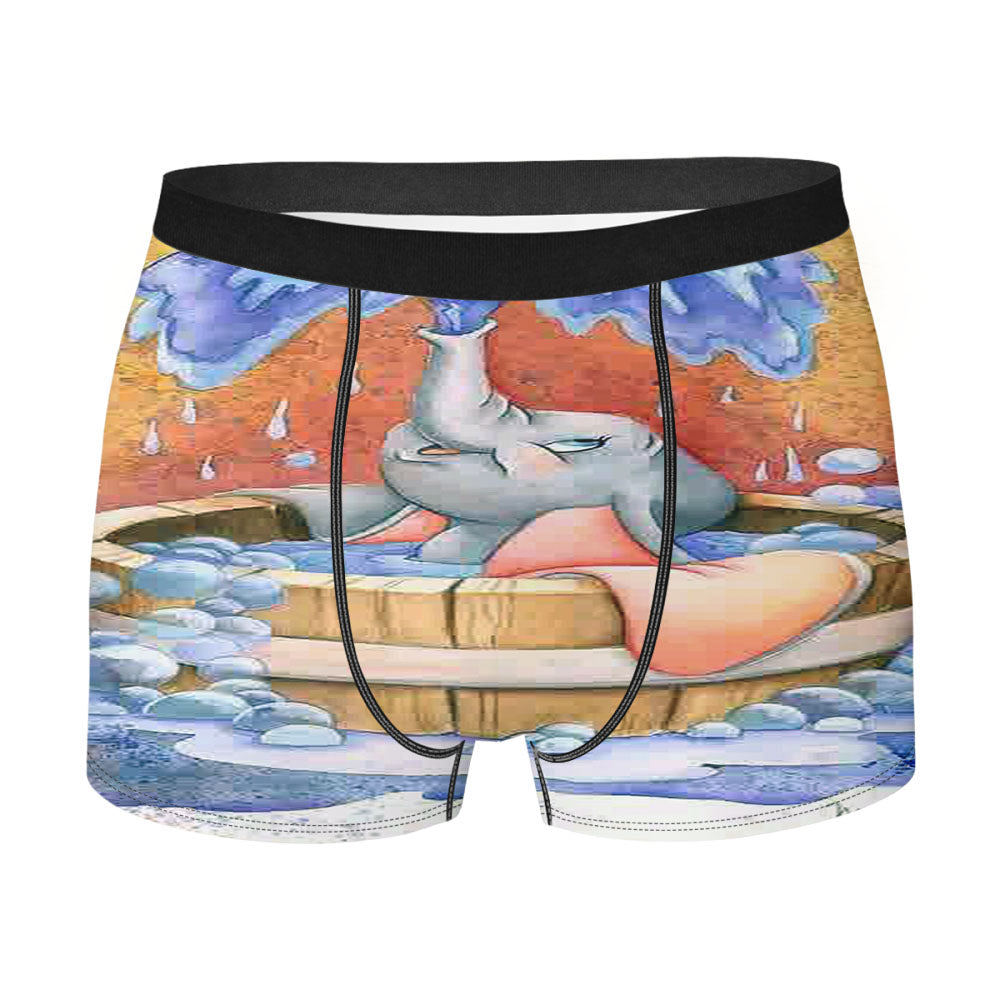 Elephant Funny Men'S Boxer Briefs