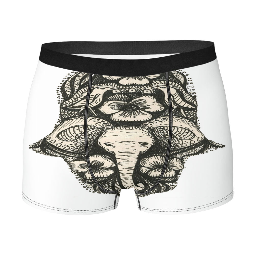 Elephant Hamsa Men'S Boxer Briefs