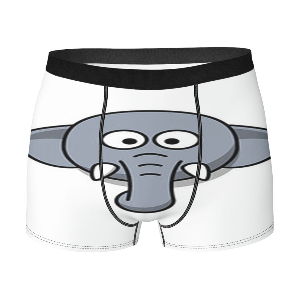 Elephant Head Men'S Boxer Briefs