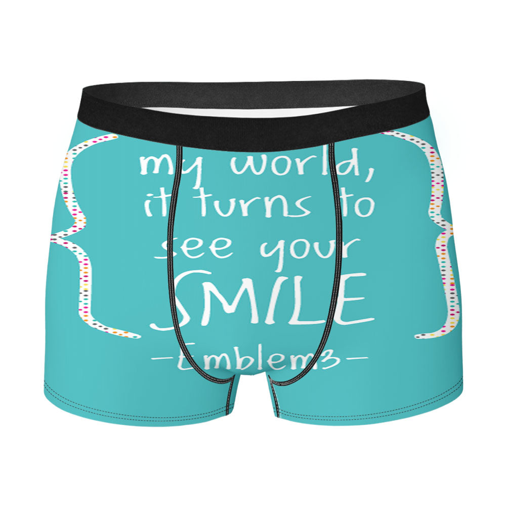 Emblem3 Lyric Cover Men'S Boxer Briefs