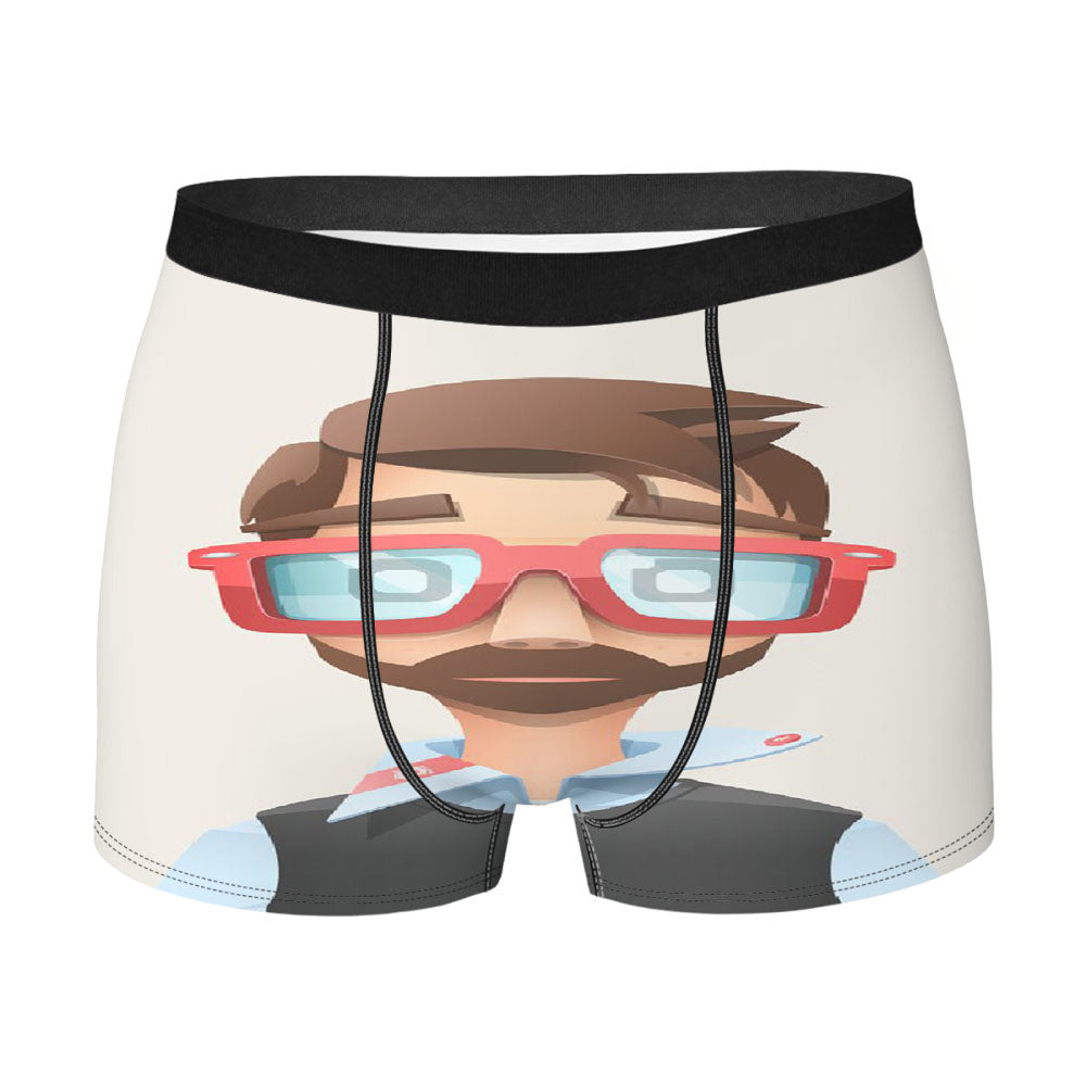 Emot Hipster Wear Men'S Boxer Briefs