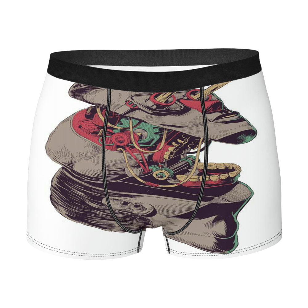 Enginaring Brain Art Face Men'S Boxer Briefs