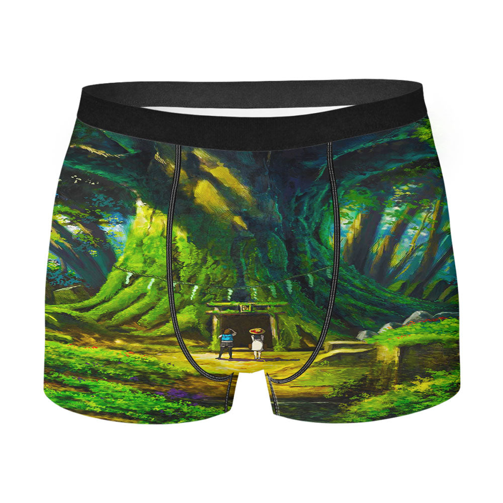 Entering The Tree Tunnel Men'S Boxer Briefs