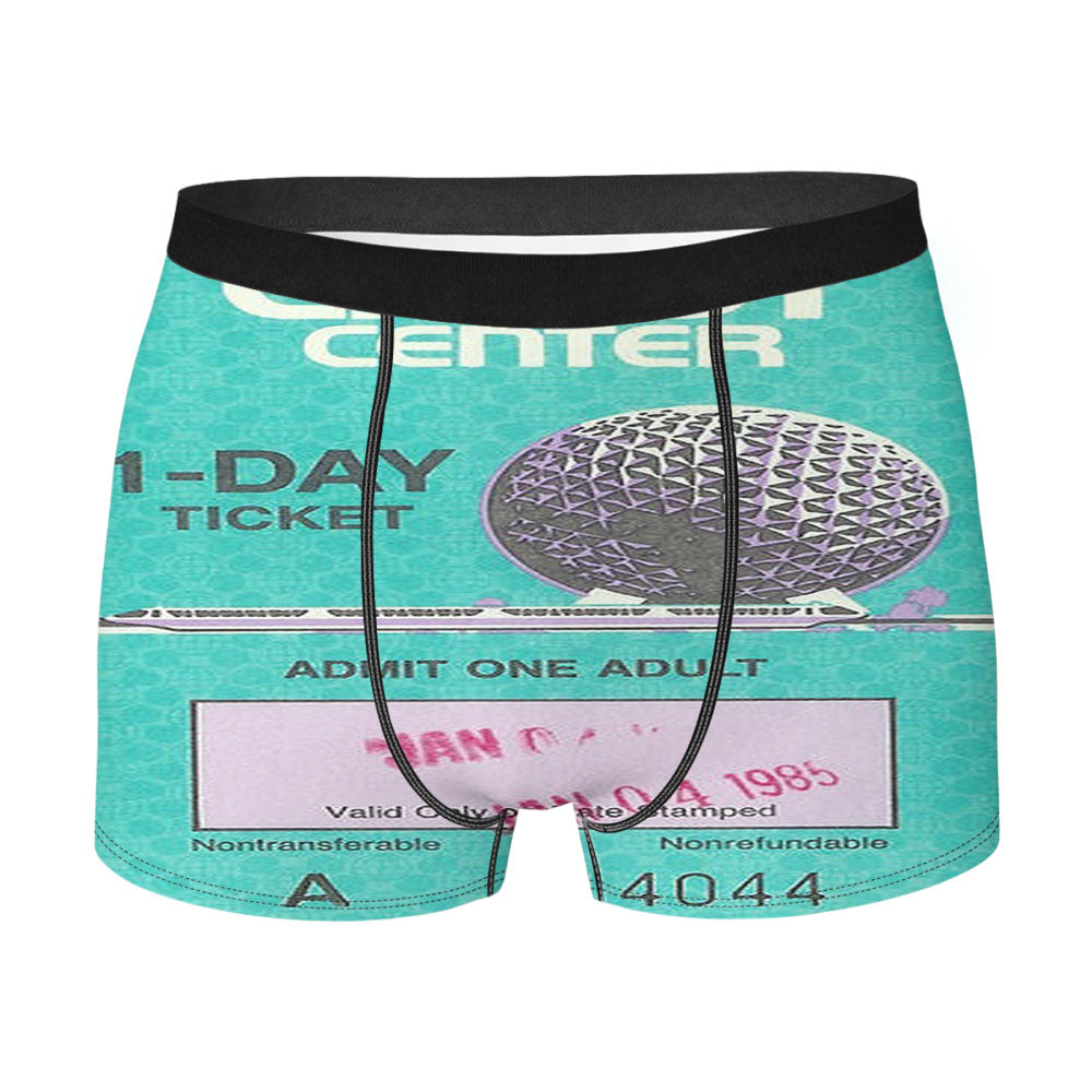 Epcot Center Ticket Men'S Boxer Briefs