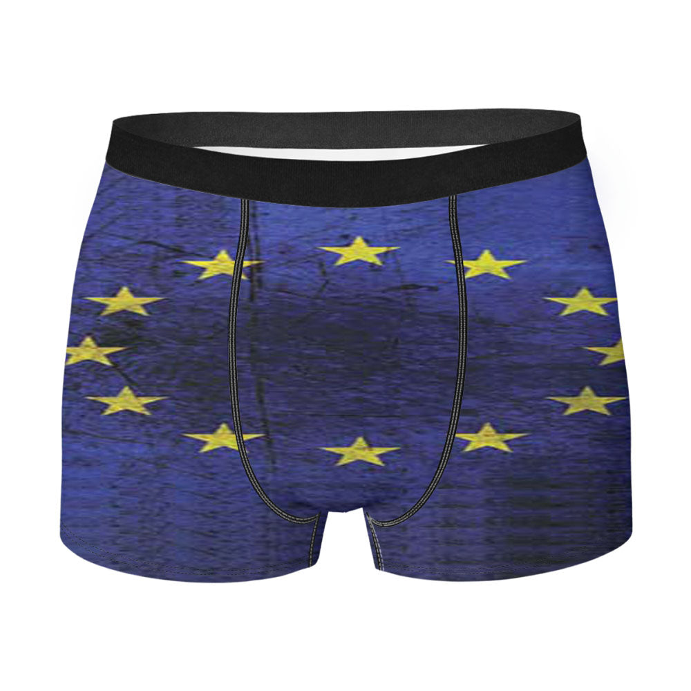 European Union Flag Men'S Boxer Briefs