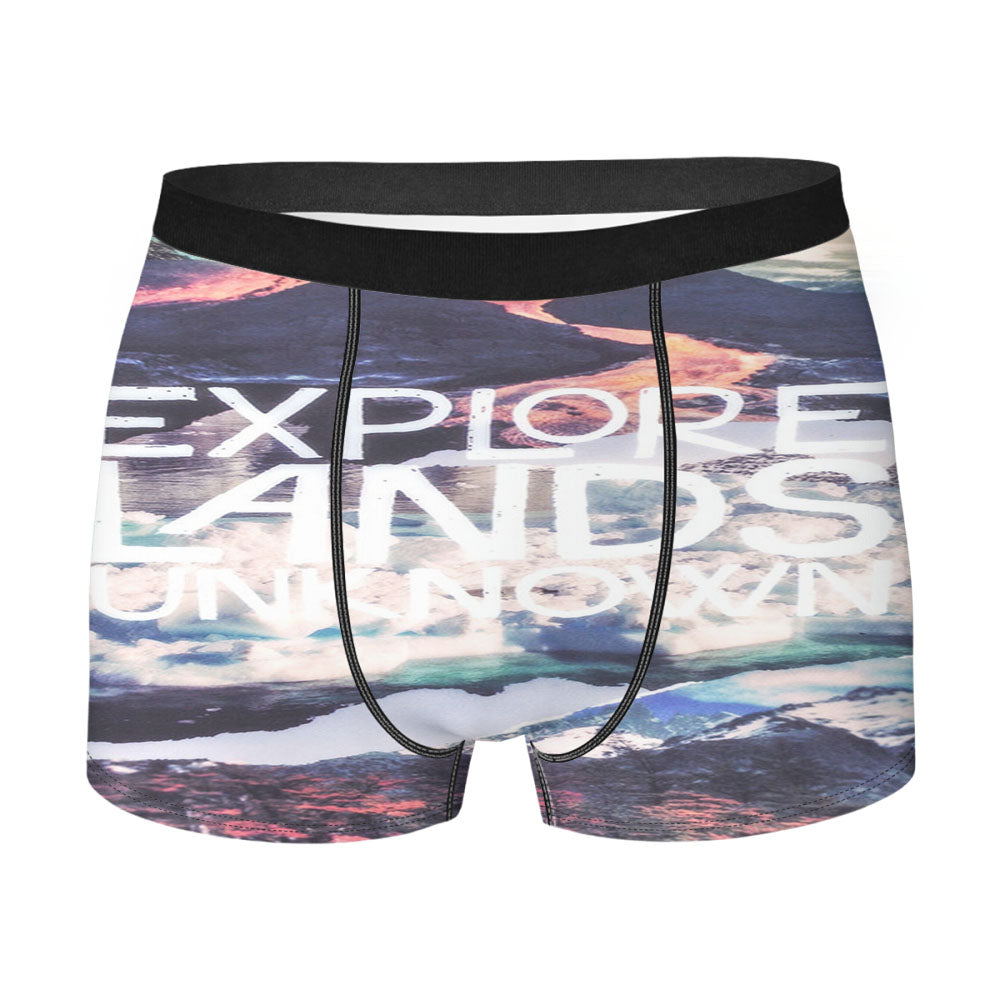 Explore Lands Unknown Men'S Boxer Briefs