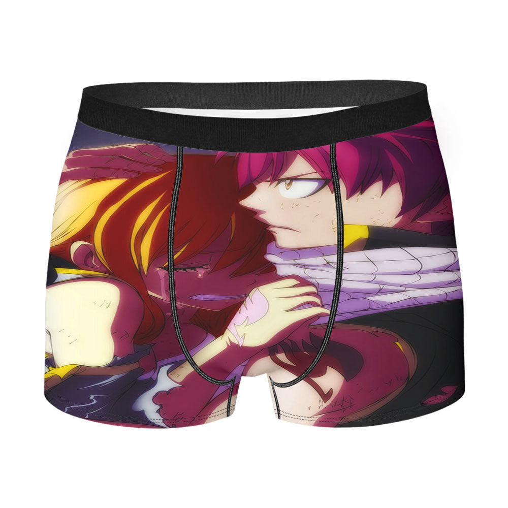 Fairy Tail Lucy And Natsu Men'S Boxer Briefs