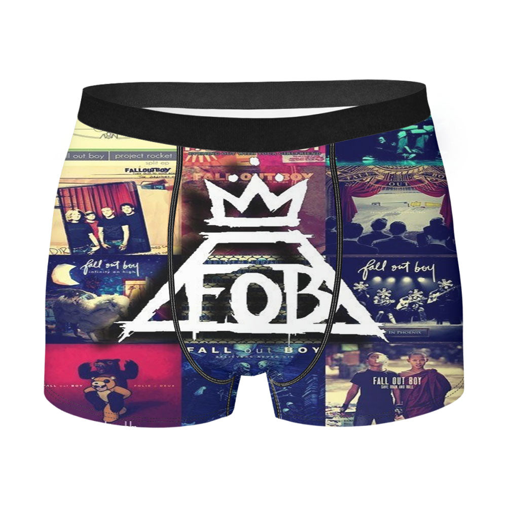 Fall Out Boy Collage Men'S Boxer Briefs