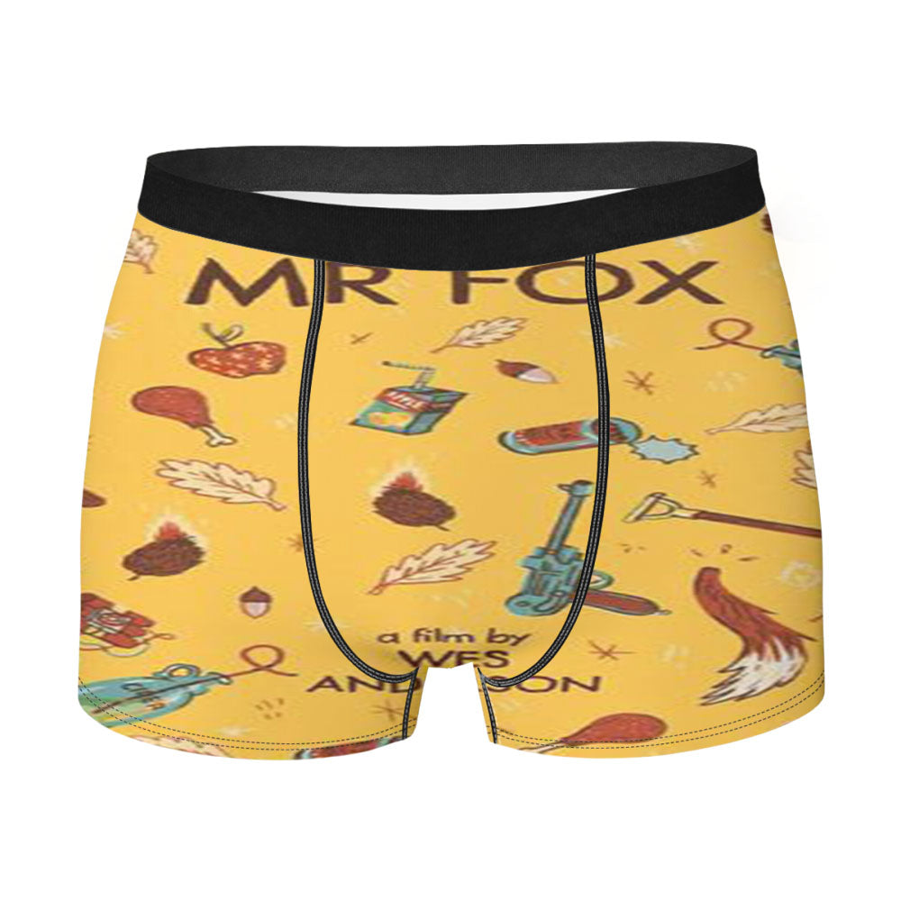 Fantastic Mr Fox Wes Anderson Men'S Boxer Briefs