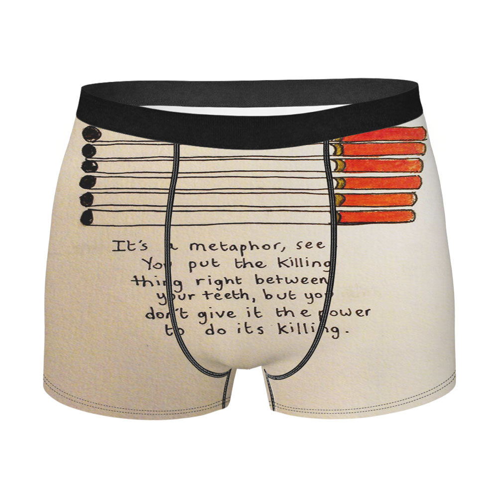 Fault In Our Star Smoke Men'S Boxer Briefs