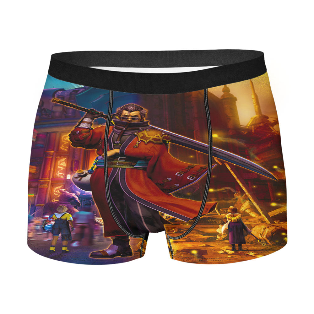 Final Fantasy X Auron Men'S Boxer Briefs